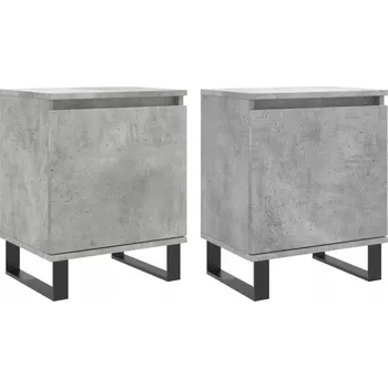 Noční stolek Elegantní noční stolky 40x30x50 šedá betonu