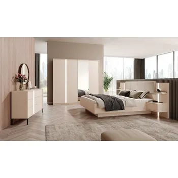 Ložnicová sestava Laski Ložnice Dast sestava 1 LED osvětlení: Bez LED osvětlení