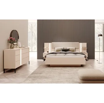 Ložnicová sestava Laski Ložnice Dast sestava 2 LED osvětlení: s LED osvětlením