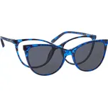 BRILO Dioptrické brýle REC630-B +3,00 s polarizačním klipem