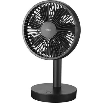 Vzduchotechnika Moderní, bezdrátový stolní ventilátor TES černý EBERG