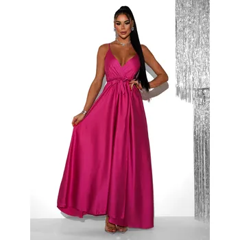 Dámské šaty Růžové elegantní dlouhé šaty FAIRYTALE