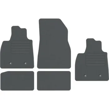 autokoberec Kobercové rohožky Edecor velurové 5 ks