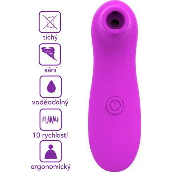 Vibrátor Wellife Tlaková pomůcka W-INTIMIZÉR ZK001, fialová