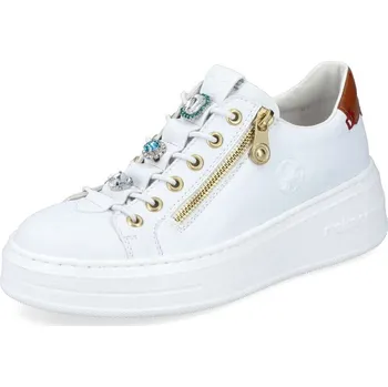 Dámské tenisky Dámské tenisky RIEKER N5452-80 bílá S4 41