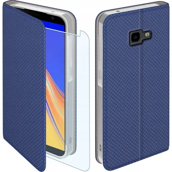 Pouzdro na mobilní telefon Pouzdro s klopou KrainaGSM pro Samsung Galaxy J4+ modré