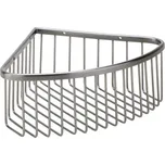 Bemeta Graphit Polička rohová 205 x 205 mm, drátěná, vysoká, mosaz, grafit, 156208312