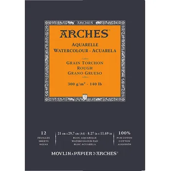 Skicák Arches Rough, 300 g/m2, 12 archů - A4
