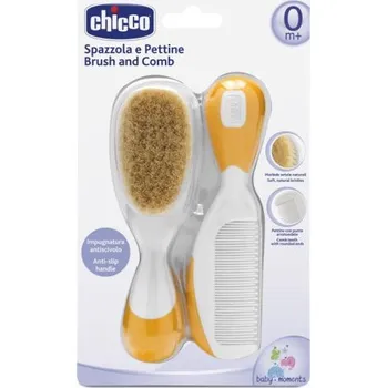 hřeben CHICCO Hřeben a kartáč oranžový