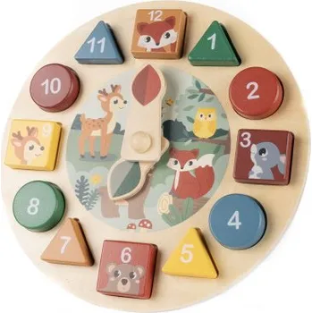 Hodiny Dřevěné aktivity hodiny, Wood