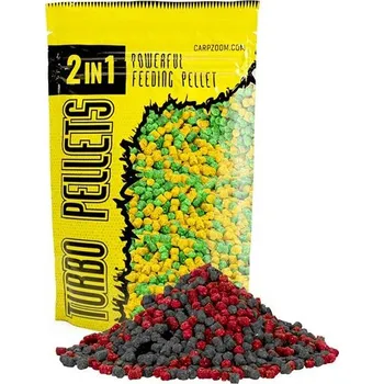 Carp Zoom Pelety Turbo Pellets 2V1 3 mm 500 g - Jahoda Ryba