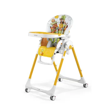 Jídelní židlička Peg Pérego Prima Pappa Follow Me Fox&Friends + hrazda zdarma