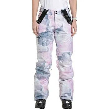 Meatfly dámské SNB & SKI kalhoty Foxy Clouds Pink | Růžová | Velikost L