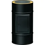 Komíny CZ Čistící díl s dvířky 200/30mm (+SP) Povrch: Černý R9005