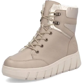 Dámské kozačky Dámská kotníková obuv RIEKER Y3504-20 béžová W4 41