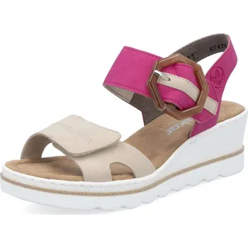 Dámské sandále Dámské sandály RIEKER 67476-31 béžová S5 41
