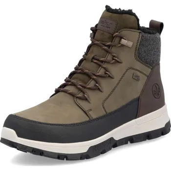 Pánská zimní obuv Pánská kotníková obuv RIEKER 35540-54 zelená W4 42