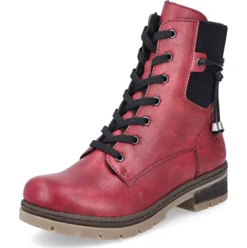 Dámské kozačky Dámská kotníková obuv RIEKER Y7431-35 červená W4 42