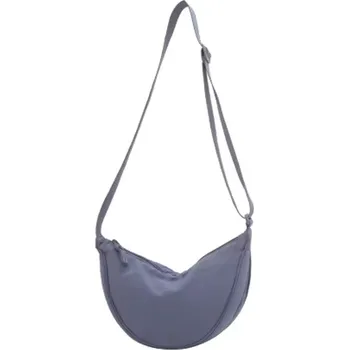 Kabelka Ležérní dámská taška "crossbody" ve tvaru půlměsíce - 8 barev Barva: modrá (lake blue)