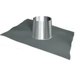 Komíny CZ Střešní průchodka 5-20° Pb okraj 150/30 mm Povrch: Nerezový