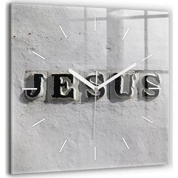 Hodiny Nástěnné hodiny SacroArte šedé 60 cm