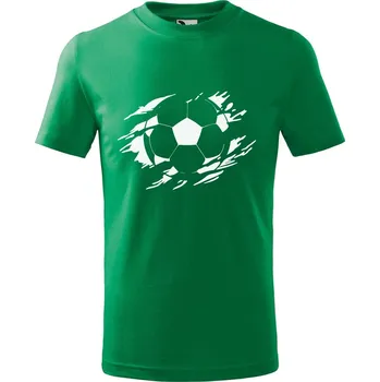 Chlapecké tričko DOBRÝ TRIKO Dětské tričko Fotbalový míč Velikost: 158/12 let, Barva: Středně zelená