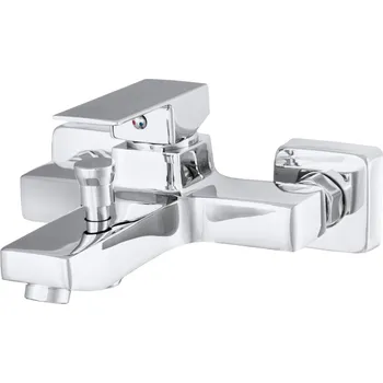 Vodovodní baterie Gamma Caro, nástěnná vanová baterie, chromová, GMA-BCW-CH