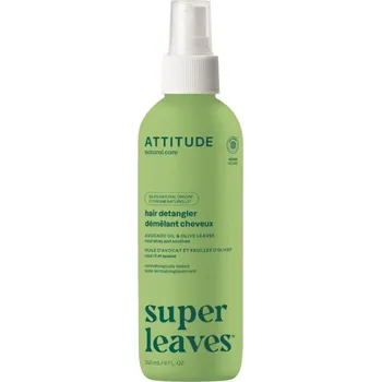 Přírodní vyživující sprej na rozčesávání vlasů Attitude Super leaves 240 ml