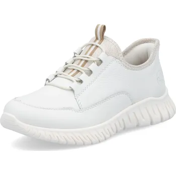 Dámské tenisky DÁMSKÉ TENISKY RIEKER M5357-80 BÍLÁ Barva: BÍLÁ, Velikost: 36