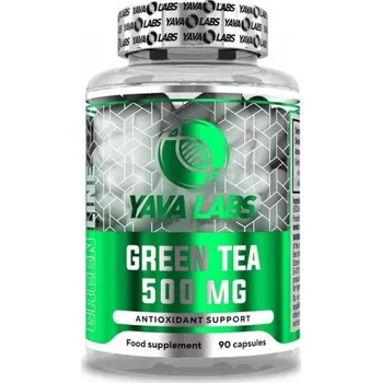 Spalovač tuku YAVALABS Green Tea 500 mg 90 Caps.