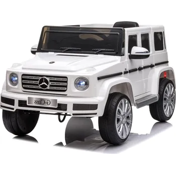 Dětské elektrovozidlo Mamido Dětské elektrické autíčko Mercedes G500 bílé