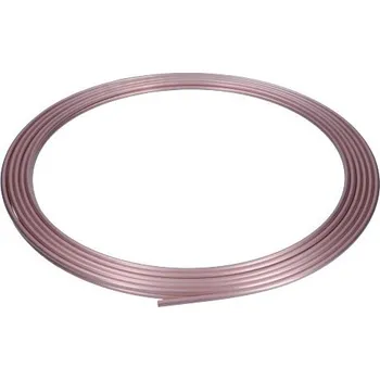 Brzdová hadice BRZDOVÁ TRUBKA DÉLKA 10M MĚDĚNÁ BEZ KONCOVEK 4,76 MM QUICK BRAKE