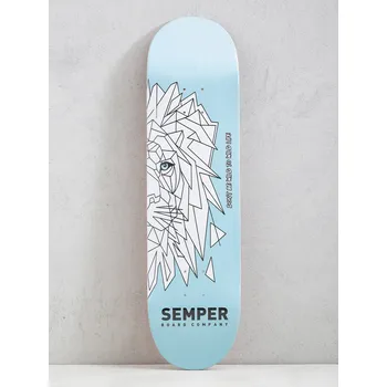 Skateboard Semper Skateboards Lion (blue) 8.375