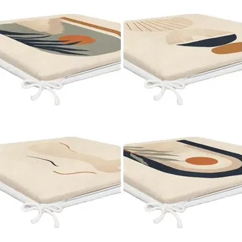 Podsedák Podsedáky v sadě 4 ks 42x42 cm Illustrated Arch – Mila Home ID_1736174