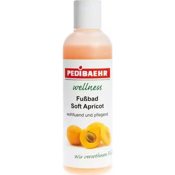 Kosmetika na nohy PEDIBAEHR Welness koupel na nohy s vůní meruněk 200 ml