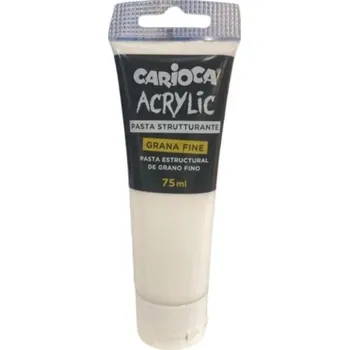 Speciální výtvarná barva Carioca Acrylic stukturovací pasta jemná 75 ml
