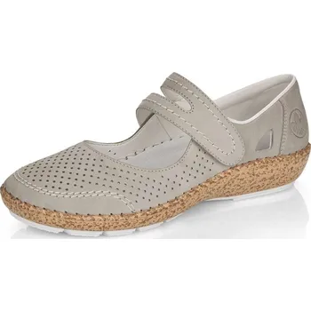 Dámské polobotky Dámské polobotky RIEKER 44885-40 šedá S5 40