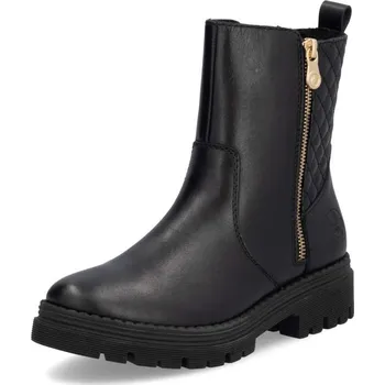 Dámské kozačky Dámská kotníková obuv RIEKER Z8551-00 černá W4 36