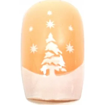 TIPSY UMĚLÉ NEHTY MANIKÚRA PINK FRENCH 20ks + LEPIDLO DÁREK