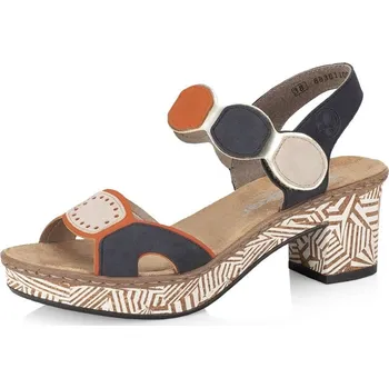 Dámské sandále Dámské sandály RIEKER 63876-90 modrá S5 41