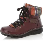 Dámská kotníková obuv RIEKER 73343-35 červená W3 38