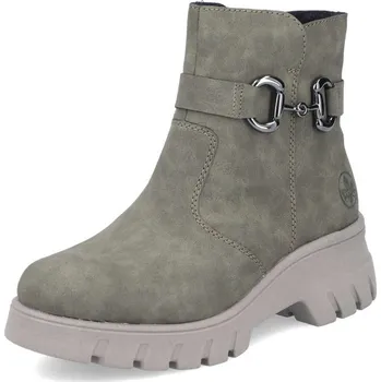 Dámské kozačky Dámská kotníková obuv RIEKER 71862-52 zelená W4 43