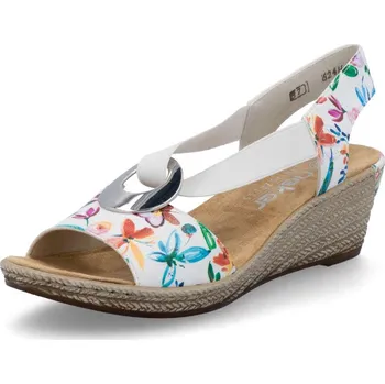 Dámské sandále Dámské sandály RIEKER 624H6-91 bílá S5 42