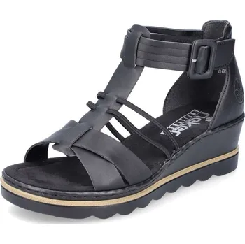 Dámská móda Dámské sandály RIEKER 67480-01 černá S5 40