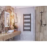 Gamma Erga Basic, topné těleso 1500x500 mm, 594 W, černá matná, ERG-LAV-BASIC-15050-BK