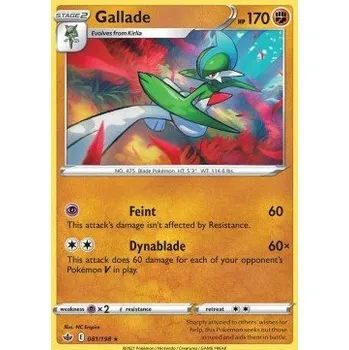 Volný čas Pokémon CRE 081/198 Gallade - Chilling Reign Stav: Near Mint, Verze: NORMAL