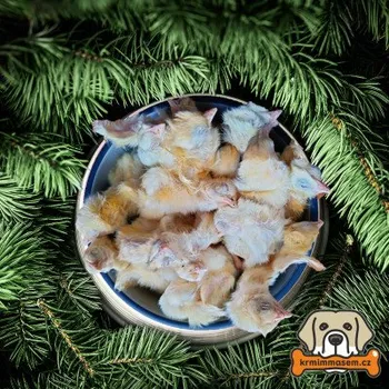 Krmivo pro psa Mražená jednodenní kuřátka 10 kg KRMIMMASEM.CZ KM_120/10/AB40