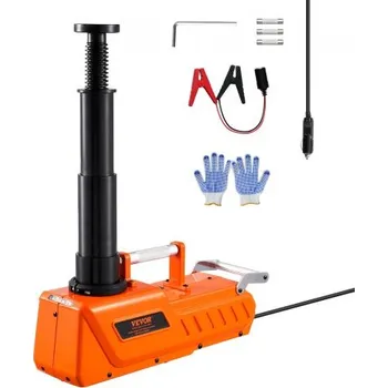 zvedák Elektrický zvedák VEVOR, 15 tun / 33 000 liber, nastavitelný hydraulický zvedák s vysokou nosností, 12V duální napájení, výměna pneumatik s LED světlem, přenosná sada zvedáku pro sedan, SUV, nákladní vůz