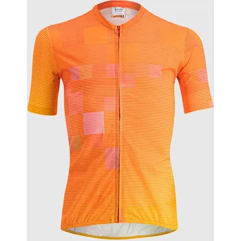 cyklistický dres SPORTFUL Cyklistický dres s krátkým rukávem - ROCKET KID - oranžová 14Y
