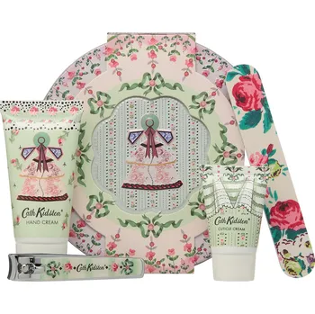 Heathcote & Ivory Cath Kidston Wild Flowers Wild Women Manikúrní set v plechové dóze, 4 ks